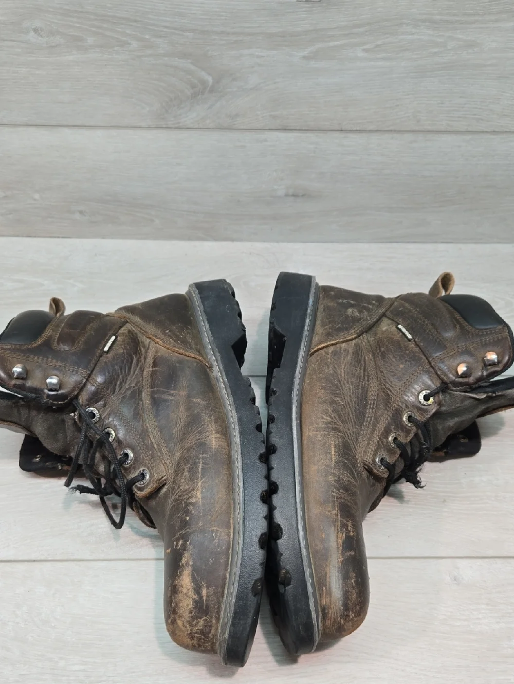 Wolverine Men's W10633 Steel Toe Waterproof Leather Work BootsShoes Sz 12M